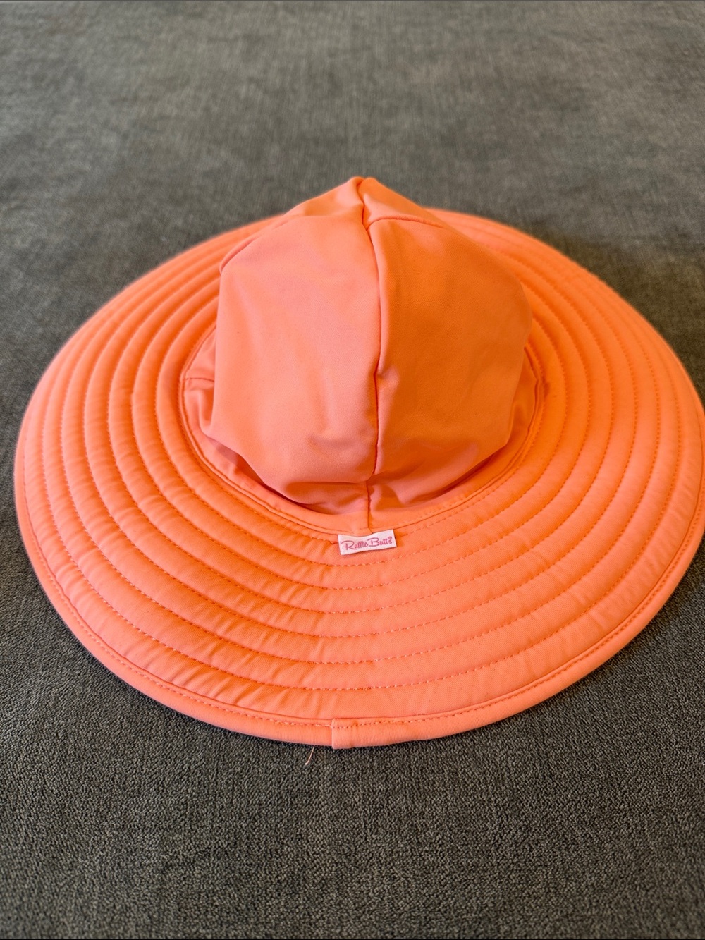 Ruffle Butts Coral Peach Sun Hat